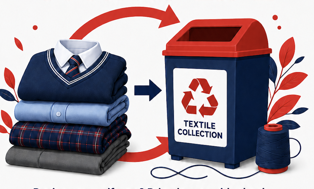 School uniforms textile collection and recycling initiative with ACT