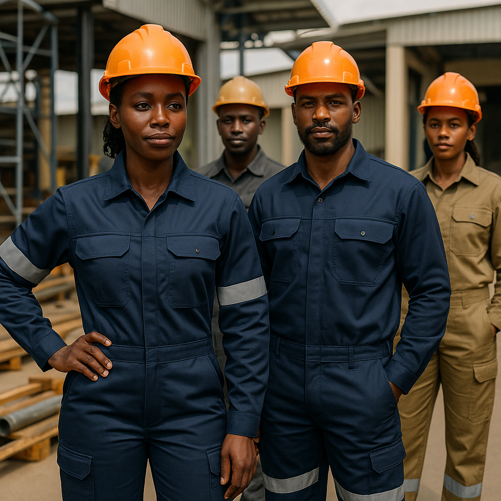 Industrial workwear and safety uniforms